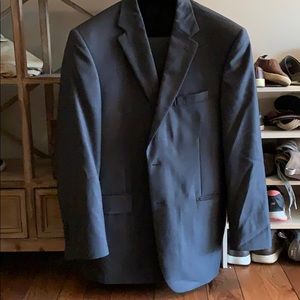 Joseph A. Bank charcoal gray tailor fit suit!